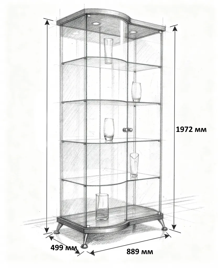Витрина «Вела» 64.09 — фото 4
